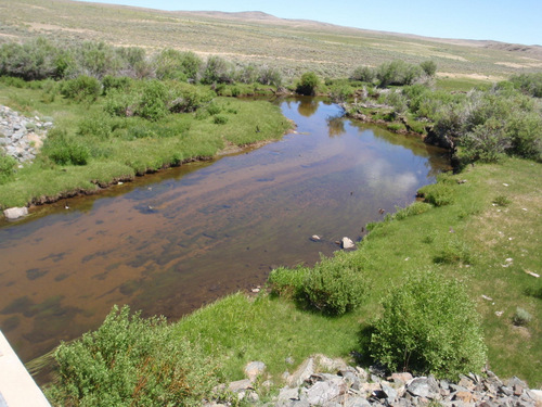 Looking East on the Sweetwater River.